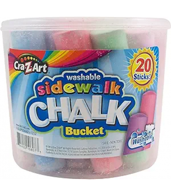 Cra-Z-art Sidewalk Chalk Bucket Asst.  