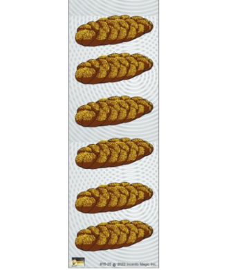 Challah Die-Cut Stickers – Shabbos Bread Stickers for Kids Classroom Crafts, Jewish Holiday Projects & Learning Activities
