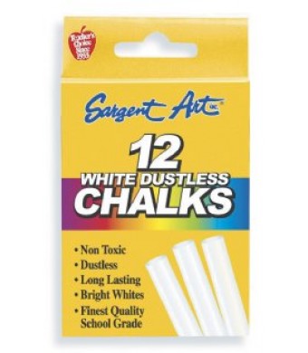 Dustless Chalk 12/pk