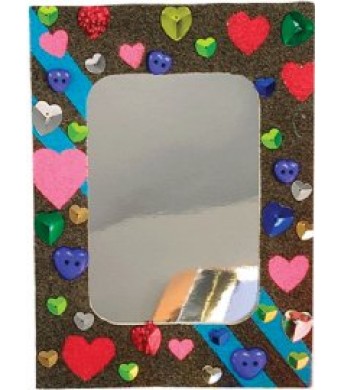 Mirror Board Sheets, 5″ × 7″, Silver, 25‑Sheet Pack