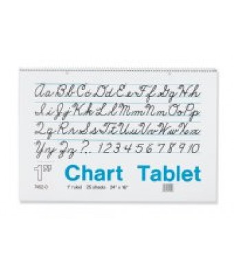 Chart Tablets 1" Ruled 24"x16" 