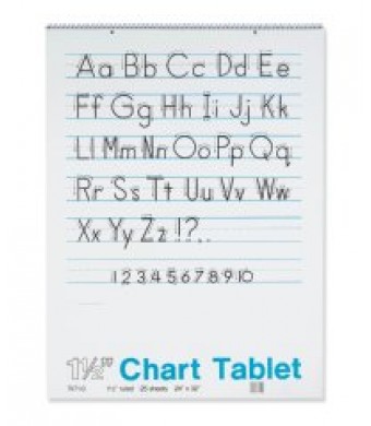 Chart Tablets 1-1/2" Ruled 24"x16" 