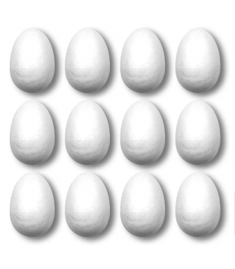 Craft Foam – Egg, 2" - 12 Pack