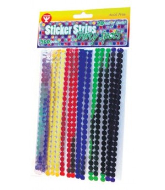 Sticker Strips – Metallic Spots