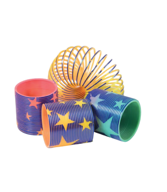 Star Springs, 12/Pk – Colorful Coil Spring Toys for Kids Crafts, Classrooms, Parties & Camp Fun
