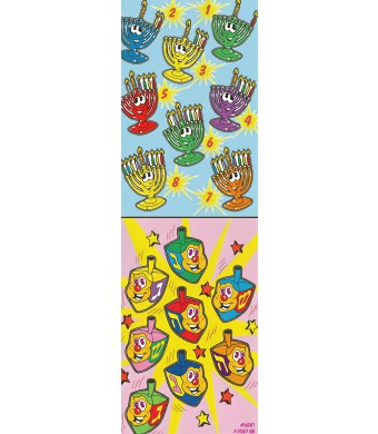 Menorah & Dreidel Stickers