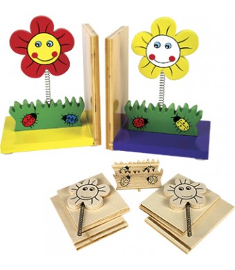 Flower Bookends