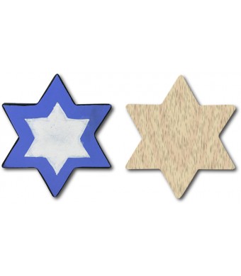 Wood Star of David