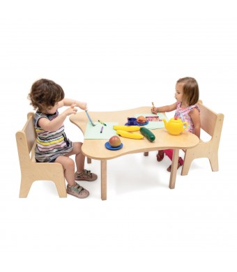 Toddler Flower Table And Two Chair Set