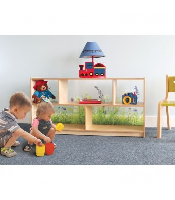 Nature View Acrylic Back Cabinet 24H