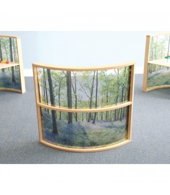 Nature View Curved Divider Panel 36H