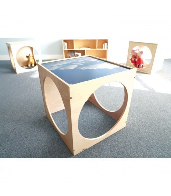 Toddler Acrylic Sky Top Play House Cube