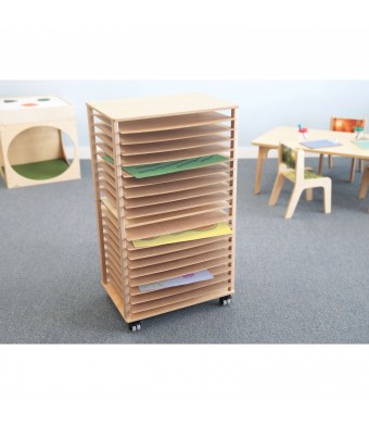 Mobile Art Drying Rack