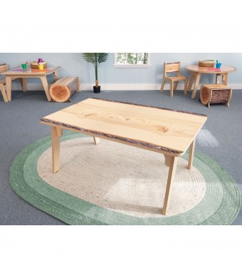 Nature View Live Edge Rectangle Table 22H