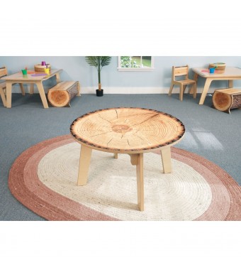 Nature View Live Edge Round Table 18H