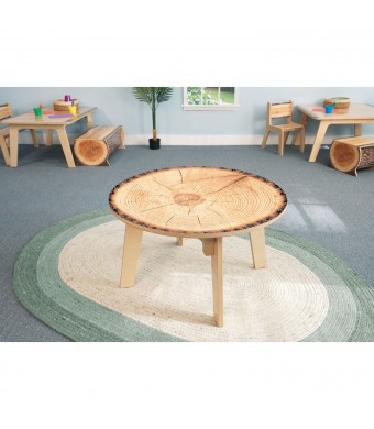Nature View Live Edge Round Table 22H