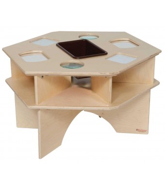 Deluxe Science Activity Table with Brown Tub