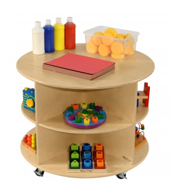 23 1/2" H Circular Storage Unit
