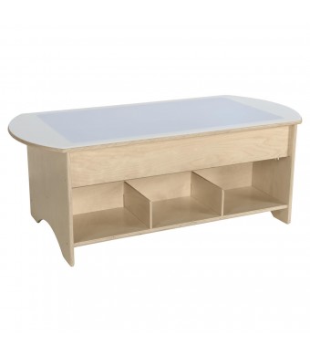 48" Brilliant Light Table with Storage