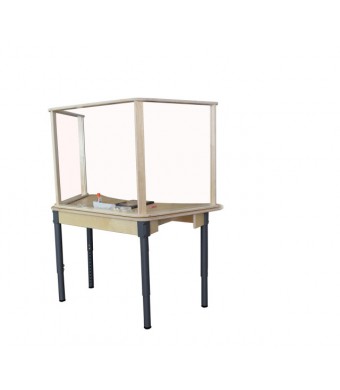 All-In-One Student Desk with Patition