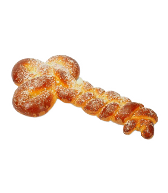 Schlissel Challah Cardstock Cutouts 2"x3.5" – 20 Pack | Key Challah Jewish Craft Shapes for Shabbat & Classroom Activities