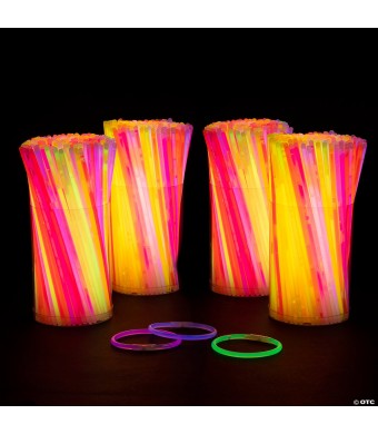  Glow Bracelet Assortment 100 Pcs