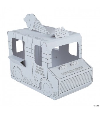Color Your Own Ice Cream Truck Playhouse
