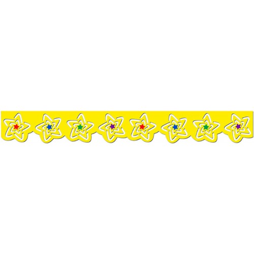 CREATIVE TEACHING PRESS, CTP6814, Stencil Cut Stars Border - The Craft ...
