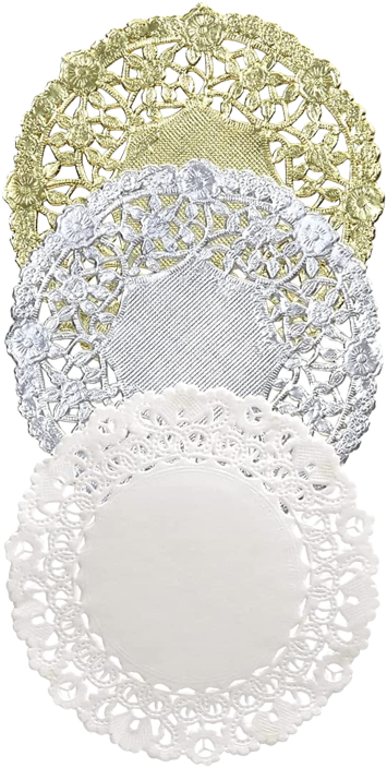 Paper Lace Doilies, 4″, 100/Pk