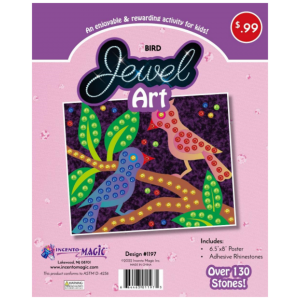 Bird Jewel Art 6.5" x8"