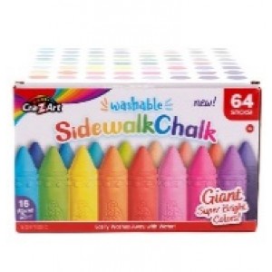 Sidewalk Chalk Bucket Asst. 64ct.