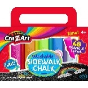 Triangular Sidewalk Chalk Bucket 48ct.
