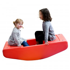 Red Rocker / Toddler Bridge with Rails
