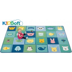 KIDSoft Animal Patchwork - Tranquil Colors