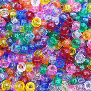 Pony Bead, 1800/Pk, 6 x 9 mm