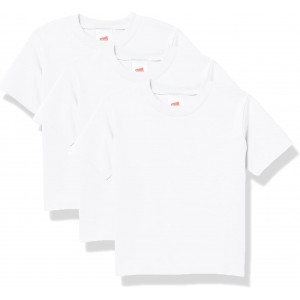 White Tshirt size 4-6  3pk