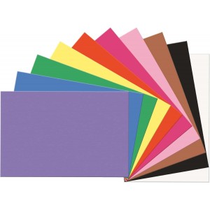 Construction Paper, 9″ × 12″,100 Sheets (2 × 50/Pack) Assorted Colors – Medium‑Weight, Acid‑Free Craft Paper for Kids, Schools, Daycare & Art Projects