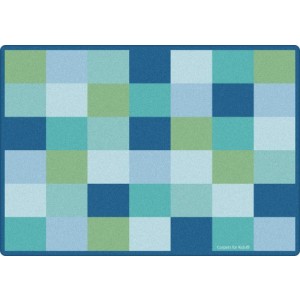 KIDSoft Blocks Seating Carpet - Blue
