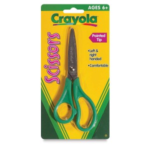 Crayola Kids Scissors, 5" - Pointed Tip