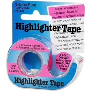 Highlighter Tape-Pink