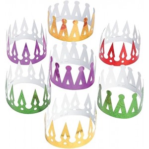 Prism Paper Crowns 12/Pack