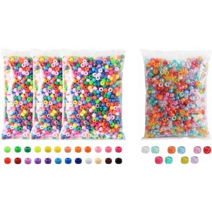 Pony Bead, 1800/Pk, 6 x 9 mm – Multi