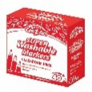 Washable Marker Classroom pack Broadline 40ct. Assorted Colors