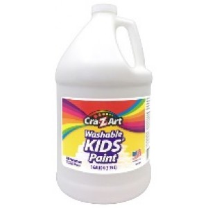 Washable Kids Paint White 128 oz