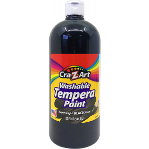 Washable Kids Term Paint Black 32 oz