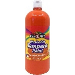 Washable Kids Paint Orange 32 oz