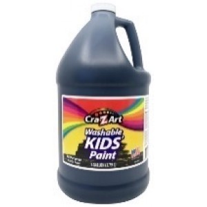 Washable Kids Paint Black 128 oz