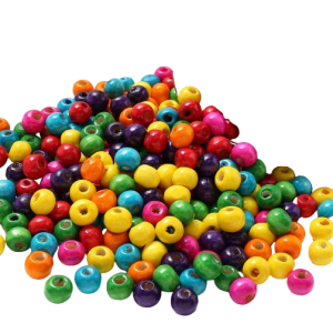 Wood Beads – Round, 100/pack
