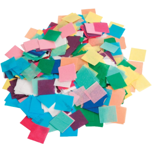 Mini Tissue Paper Square Primary, 1″