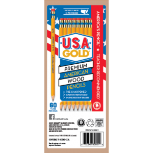 36 CT USA Gold Pencils